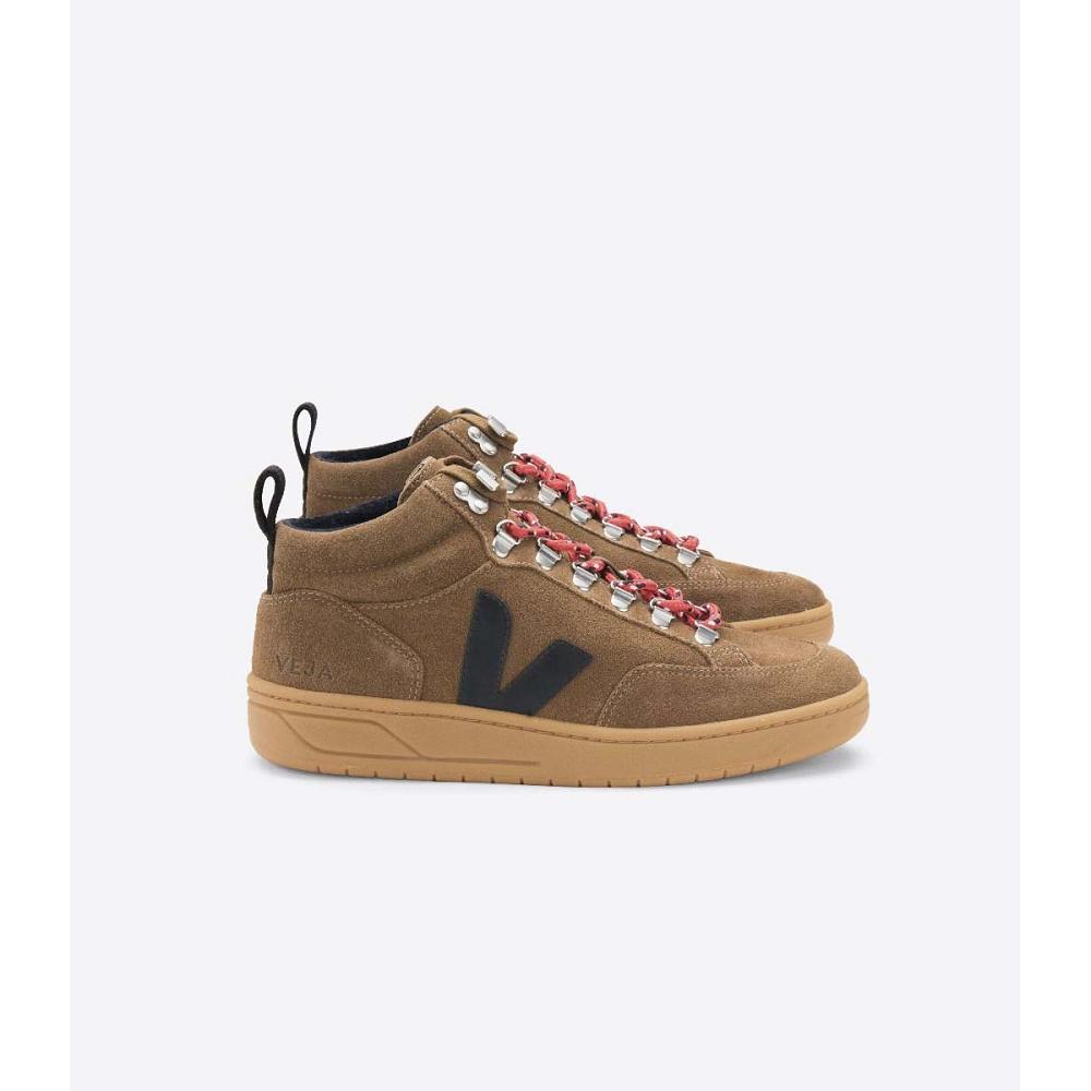 Women\'s Veja RORAIMA SUEDE High Tops Brown | ZA 356XYU